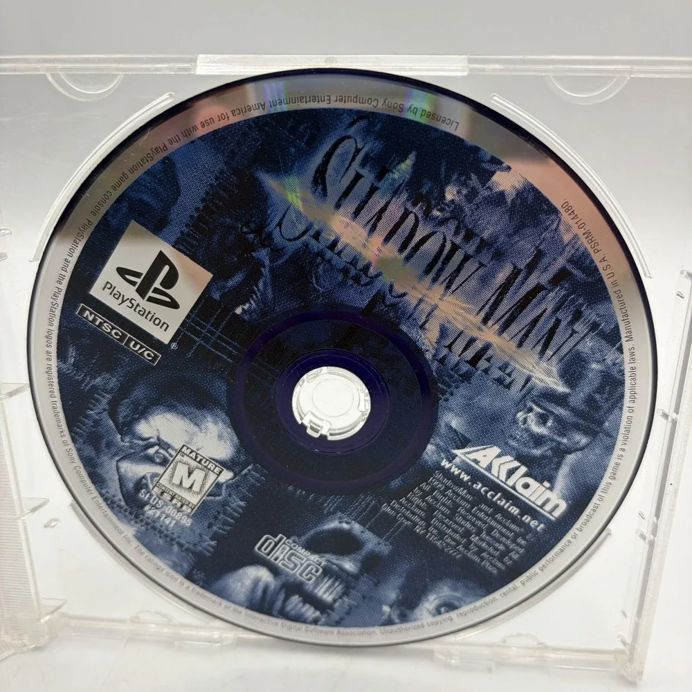 Shadow‎ Man Sony PlayStation 1 PS1 Tested Manual Included Replacement Case